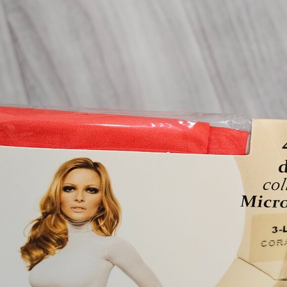 Ander Boogie Coral Opaque Tights Pantyhose 40 DEN Size 3/L - Picture 6 of 6